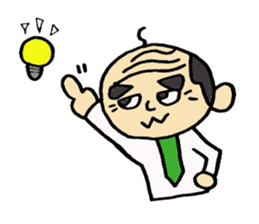 Everyday father company employee. sticker #2315457