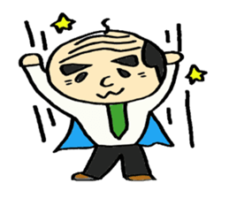 Everyday father company employee. sticker #2315458