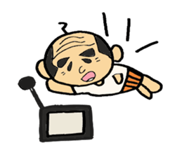 Everyday father company employee. sticker #2315461