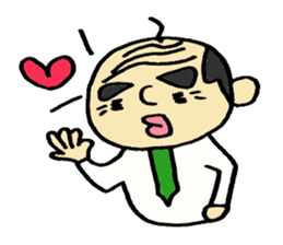 Everyday father company employee. sticker #2315464