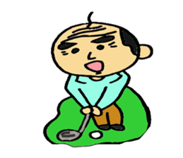 Everyday father company employee. sticker #2315470