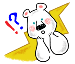 Relaxed life of a polar bear sticker #2315521