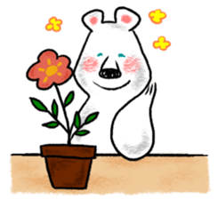 Relaxed life of a polar bear sticker #2315543