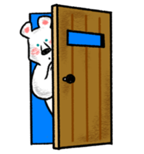 Relaxed life of a polar bear sticker #2315550