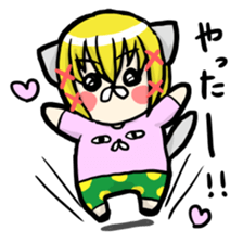 Nice guy cat Paradise sticker #2316109