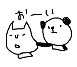 cat & panda Part2 sticker #2316780