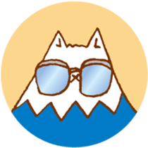 Mountain or cat?  Nekosan sticker #2317603
