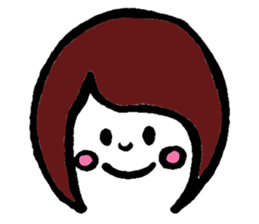 happy life of a bob girl sticker #2317777