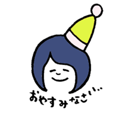 happy life of a bob girl sticker #2317787