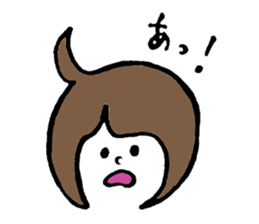 happy life of a bob girl sticker #2317789