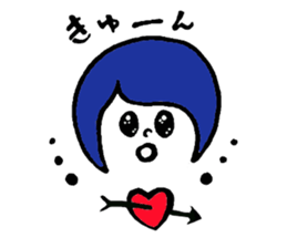 happy life of a bob girl sticker #2317792