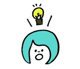 happy life of a bob girl sticker #2317798