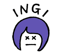 happy life of a bob girl sticker #2317802