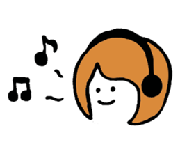 happy life of a bob girl sticker #2317803