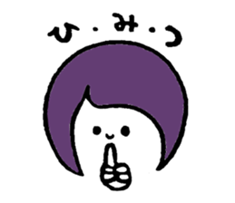 happy life of a bob girl sticker #2317806