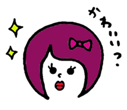 happy life of a bob girl sticker #2317813