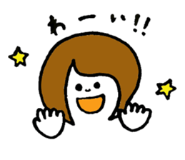 happy life of a bob girl sticker #2317815