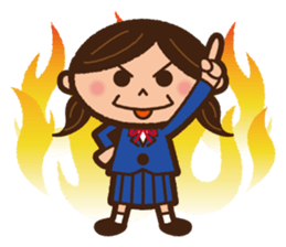 Junior high school students "amylin" sticker #2317950