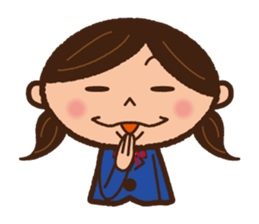 Junior high school students "amylin" sticker #2317961