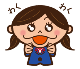 Junior high school students "amylin" sticker #2317962