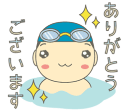 Swimming Boy ~Boy children swim~ sticker #2318105