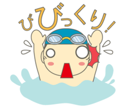 Swimming Boy ~Boy children swim~ sticker #2318118