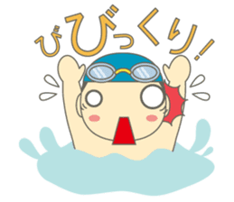 Swimming Boy ~Boy children swim~ sticker #2318118