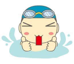Swimming Boy ~Boy children swim~ sticker #2318130