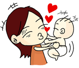 Baby and Me sticker #2318299