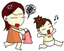 Baby and Me sticker #2318319