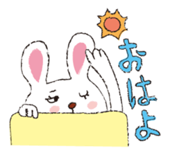 Happy Rabbit Sticker sticker #2318827