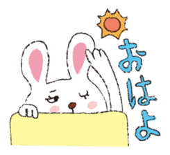 Happy Rabbit Sticker sticker #2318827