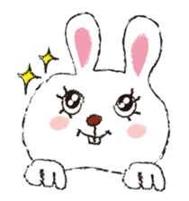 Happy Rabbit Sticker sticker #2318838