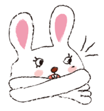 Happy Rabbit Sticker sticker #2318840