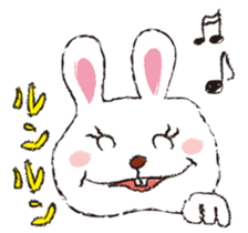 Happy Rabbit Sticker sticker #2318841