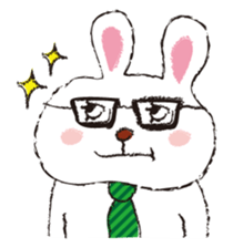 Happy Rabbit Sticker sticker #2318842