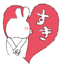 Happy Rabbit Sticker sticker #2318850