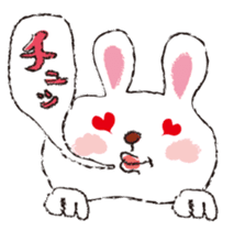 Happy Rabbit Sticker sticker #2318852