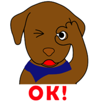 Chocolate Lab Cacao sticker #2319016