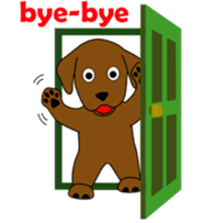 Chocolate Lab Cacao sticker #2319020