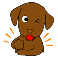 Chocolate Lab Cacao sticker #2319023