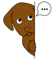 Chocolate Lab Cacao sticker #2319027