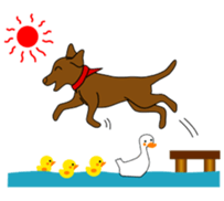 Chocolate Lab Cacao sticker #2319047