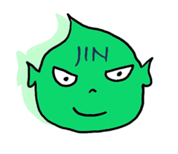 Silly Alien kid,Jin sticker #2319637
