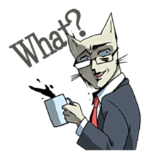 Every day of a funny cat sticker #2320308