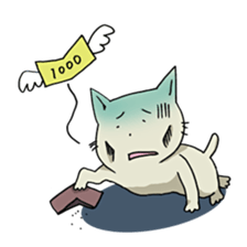 Every day of a funny cat sticker #2320311