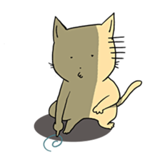 Every day of a funny cat sticker #2320313