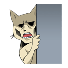 Every day of a funny cat sticker #2320318