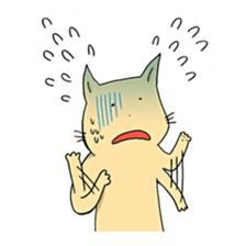 Every day of a funny cat sticker #2320328