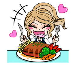 B.B. Best Babe in School sticker #2320419